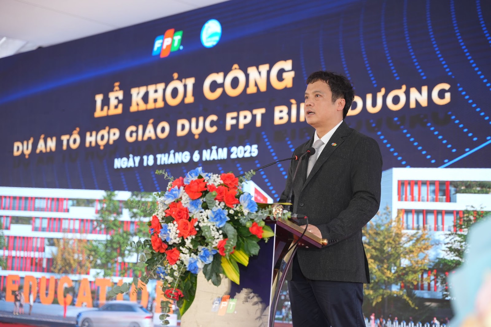 FPT chính thức khởi công tổ hợp giáo dục 84.000m2 tại Bình Dương- Ảnh 4.