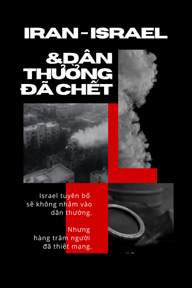 Nỗi thống khổ của những người dân thường giữa lòng xung đột Iran - Israel: Biết bao số phận phải dừng lại trong cuộc chiến mà họ chưa từng chọn bắt đầu- Ảnh 1. Nỗi thống khổ của những người dân thường giữa lòng xung đột Iran - Israel: Biết bao số phận phải dừng lại trong cuộc chiến mà họ chưa từng chọn bắt đầu- Ảnh 1.