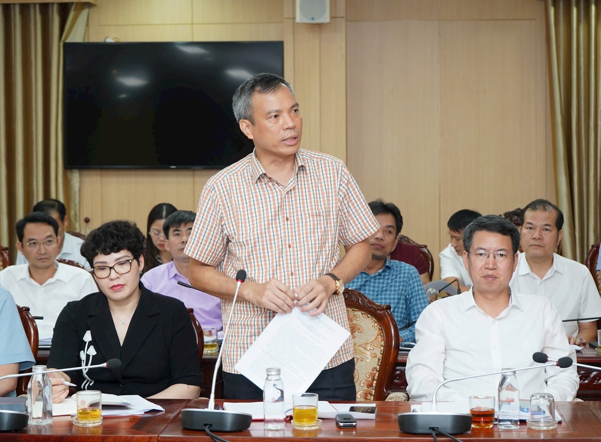 Phó Chủ tịch UBND thành phố Hà Nội Vũ Thu Hà làm việc với huyện Hoài Đức về công tác sắp xếp đơn vị hành chính cấp xã- Ảnh 4. Phó Chủ tịch UBND thành phố Hà Nội Vũ Thu Hà làm việc với huyện Hoài Đức về công tác sắp xếp đơn vị hành chính cấp xã- Ảnh 4.