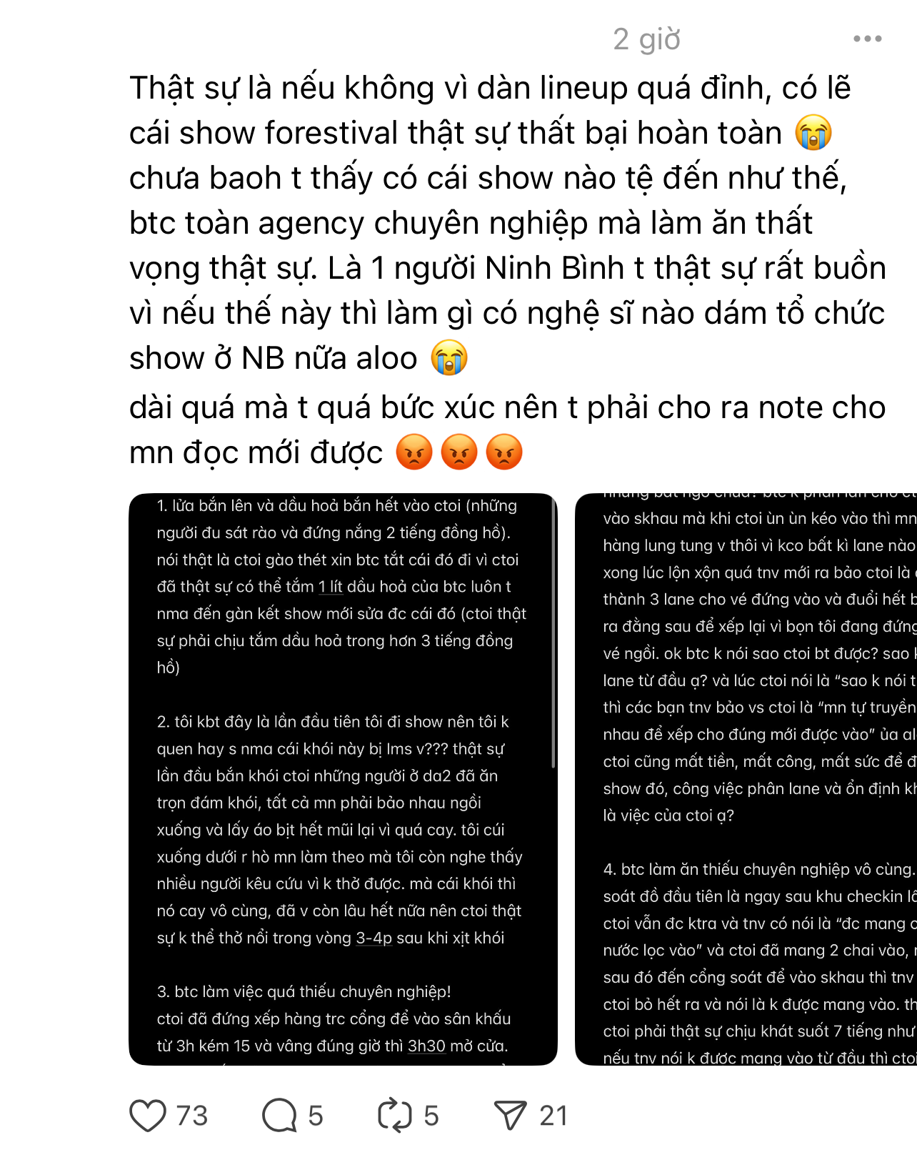 Show diễn có Hà Anh Tuấn - Đen Vâu bị chỉ trích thiếu chuyên nghiệp, khán giả bức xúc kể loạt trải nghiệm "chê nặng"- Ảnh 4.