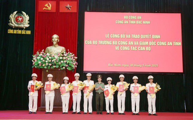 17 cán bộ Công an tỉnh Bắc Ninh nghỉ hưu trước tuổi- Ảnh 1. 17 cán bộ Công an tỉnh Bắc Ninh nghỉ hưu trước tuổi- Ảnh 1.