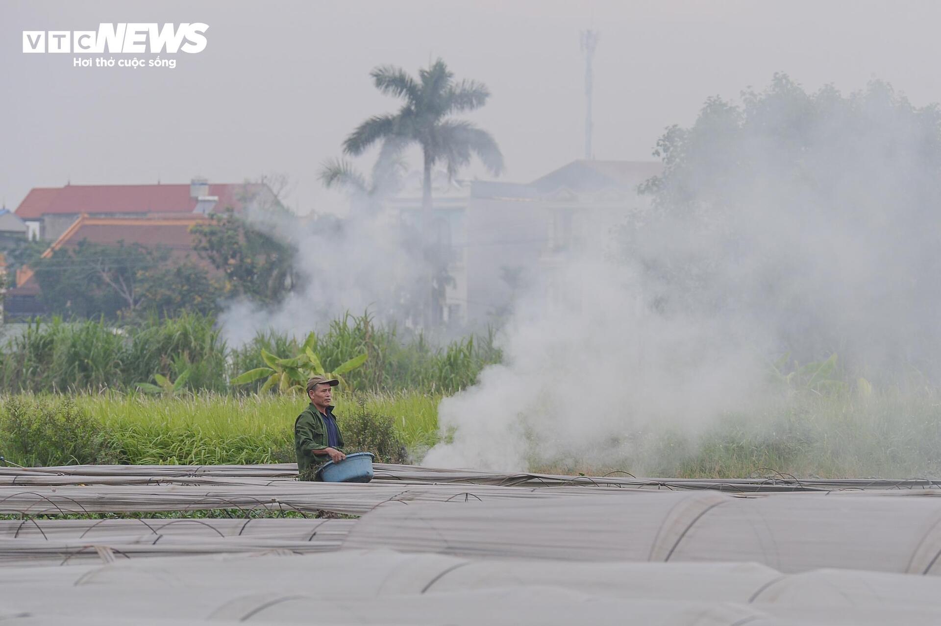 Dân đốt rơm, khói trắng trời Hà Nội, hun người đi đường- Ảnh 8. Dân đốt rơm, khói trắng trời Hà Nội, hun người đi đường- Ảnh 8.