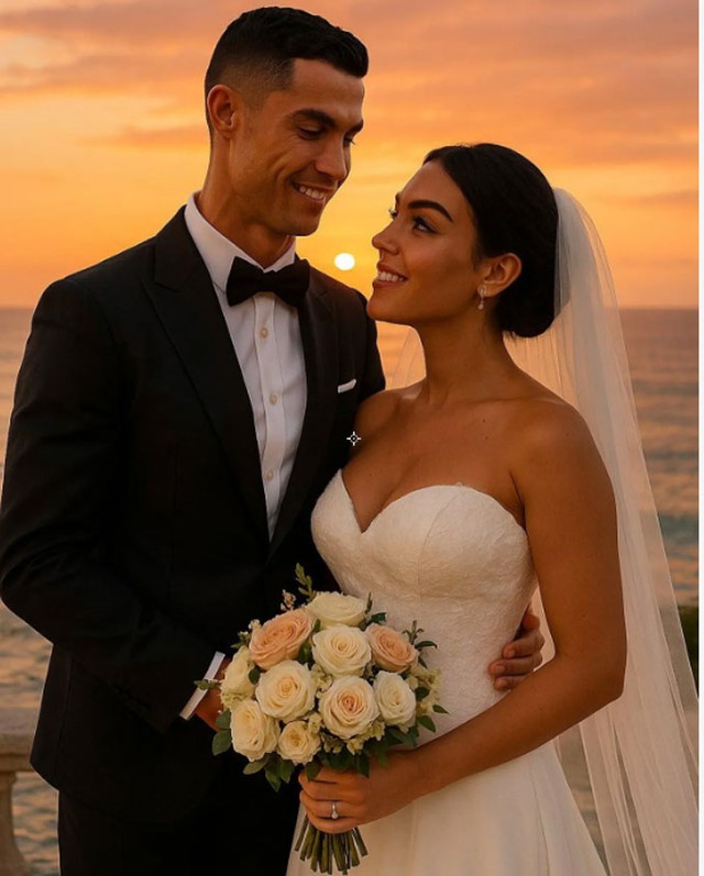 Lộ ảnh đám cưới bí mật của Ronaldo và bạn gái nổi tiếng- Ảnh 1. Lộ ảnh đám cưới bí mật của Ronaldo và bạn gái nổi tiếng- Ảnh 1.