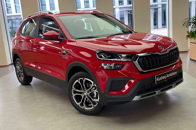 Ảnh thực tế 2 bản Skoda Kushaq tại Việt Nam: Giá dự kiến từ dưới 600 triệu đồng, ra mắt tháng này cạnh tranh Xforce, Creta- Ảnh 2. Ảnh thực tế 2 bản Skoda Kushaq tại Việt Nam: Giá dự kiến từ dưới 600 triệu đồng, ra mắt tháng này cạnh tranh Xforce, Creta- Ảnh 2.