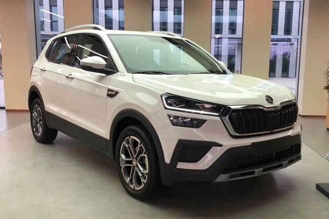 Ảnh thực tế 2 bản Skoda Kushaq tại Việt Nam: Giá dự kiến từ dưới 600 triệu đồng, ra mắt tháng này cạnh tranh Xforce, Creta- Ảnh 1. Ảnh thực tế 2 bản Skoda Kushaq tại Việt Nam: Giá dự kiến từ dưới 600 triệu đồng, ra mắt tháng này cạnh tranh Xforce, Creta- Ảnh 1.