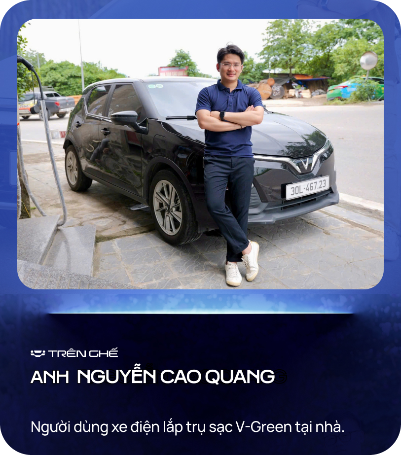 Lắp trụ sạc tại nhà, chủ xe chia sẻ: ‘Tốn chưa đến 15 triệu đồng và 2 ngày làm việc có thể thu được 1,2 triệu đồng/tháng’- Ảnh 1. Lắp trụ sạc tại nhà, chủ xe chia sẻ: ‘Tốn chưa đến 15 triệu đồng và 2 ngày làm việc có thể thu được 1,2 triệu đồng/tháng’- Ảnh 1.