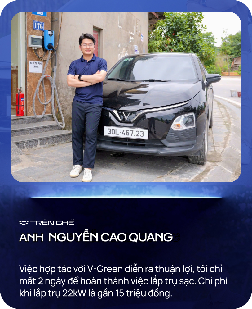 Lắp trụ sạc tại nhà, chủ xe chia sẻ: ‘Tốn chưa đến 15 triệu đồng và 2 ngày làm việc có thể thu được 1,2 triệu đồng/tháng’- Ảnh 3. Lắp trụ sạc tại nhà, chủ xe chia sẻ: ‘Tốn chưa đến 15 triệu đồng và 2 ngày làm việc có thể thu được 1,2 triệu đồng/tháng’- Ảnh 3.