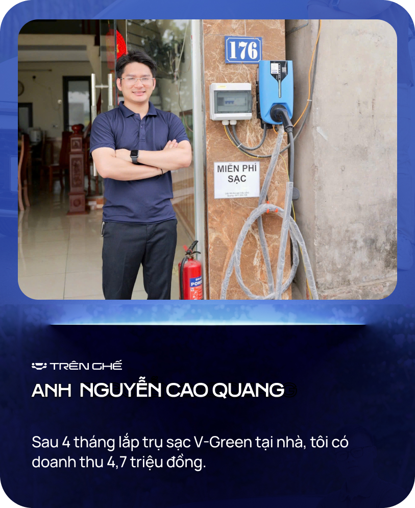 Lắp trụ sạc tại nhà, chủ xe chia sẻ: ‘Tốn chưa đến 15 triệu đồng và 2 ngày làm việc có thể thu được 1,2 triệu đồng/tháng’- Ảnh 5. Lắp trụ sạc tại nhà, chủ xe chia sẻ: ‘Tốn chưa đến 15 triệu đồng và 2 ngày làm việc có thể thu được 1,2 triệu đồng/tháng’- Ảnh 5.
