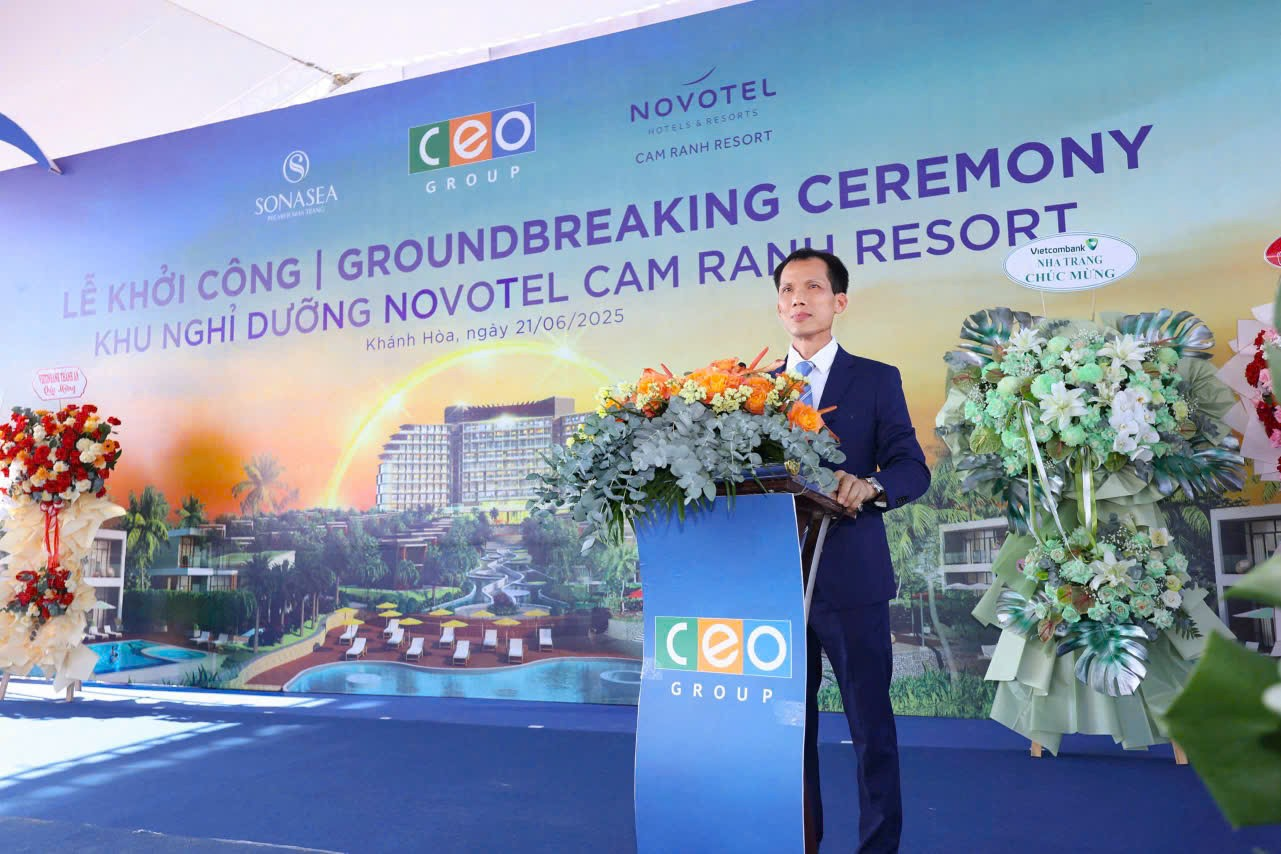 Tập đoàn CEO tiến vào Khánh Hòa, khởi công dự án Novotel Cam Ranh Resort gần 8ha- Ảnh 1. Tập đoàn CEO tiến vào Khánh Hòa, khởi công dự án Novotel Cam Ranh Resort gần 8ha- Ảnh 1.