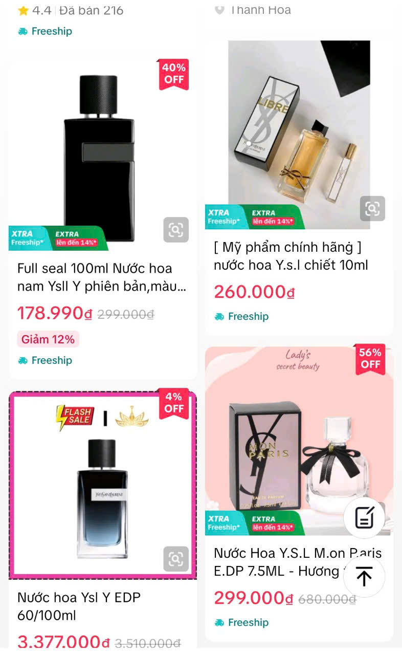 Nước hoa hàng hiệu giá ngang chai nước lọc vẫn bán đầy trên mạng- Ảnh 8. Nước hoa hàng hiệu giá ngang chai nước lọc vẫn bán đầy trên mạng- Ảnh 8.