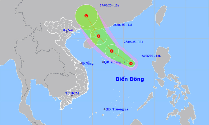 Áp thấp nhiệt đới hình thành trên Biển Đông- Ảnh 1. Áp thấp nhiệt đới hình thành trên Biển Đông- Ảnh 1.