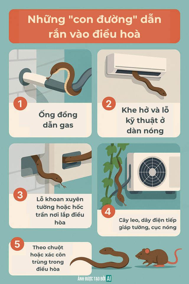 Cận cảnh "cả tổ rắn" bên trong chiếc điều hòa của người dùng: Chúng chui vào bằng đường nào?- Ảnh 5. Cận cảnh "cả tổ rắn" bên trong chiếc điều hòa của người dùng: Chúng chui vào bằng đường nào?- Ảnh 5.