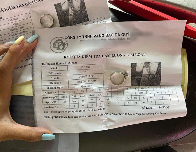 Cô gái mua nhẫn vàng 18K, đem đi kiểm định chưa đạt 10K: Chủ tiệm vàng ở Hải Phòng nói gì?- Ảnh 3.
