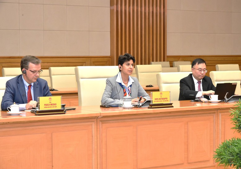 Đoàn làm việc IMF: Việt Nam có thể cân nhắc nới lỏng tiền tệ, việc cho phép tỷ giá biến động linh hoạt sẽ có ý nghĩa vô cùng quan trọng- Ảnh 1. Đoàn làm việc IMF: Việt Nam có thể cân nhắc nới lỏng tiền tệ, việc cho phép tỷ giá biến động linh hoạt sẽ có ý nghĩa vô cùng quan trọng- Ảnh 1.
