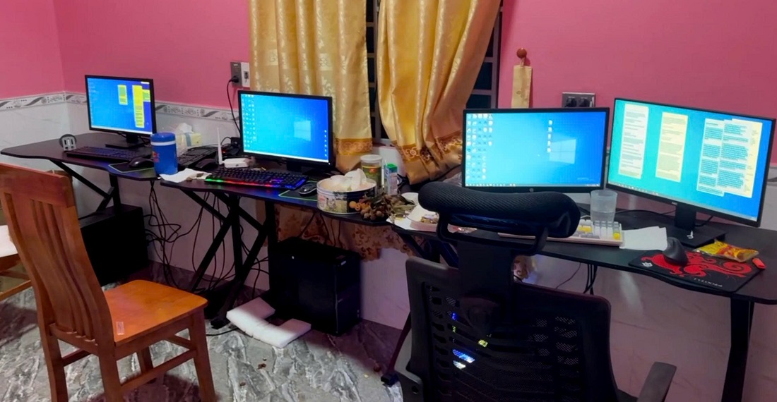 Ngôi nhà tráng lệ của đối tượng cầm đầu đường dây lừa đảo, 1 người ở TP. HCM bị lừa hơn 41 tỷ trong 2 ngày- Ảnh 1.