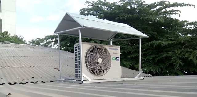 Lắp cục nóng điều hòa trên sân thượng, mái nhà, ngoài ban công có đúng không? Chuyên gia giải thích- Ảnh 2. Lắp cục nóng điều hòa trên sân thượng, mái nhà, ngoài ban công có đúng không? Chuyên gia giải thích- Ảnh 2.
