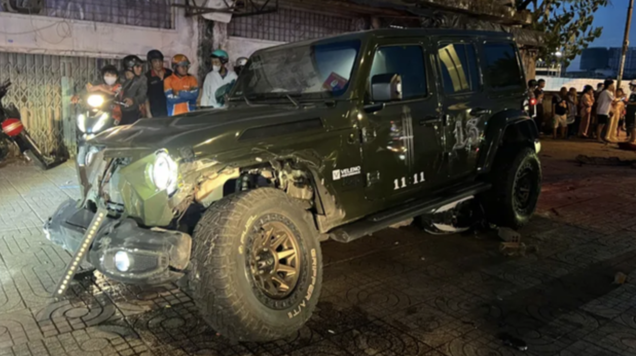 Thông tin mới nhất vụ tài xế xe Jeep tông chết 2 mẹ con ở TP HCM- Ảnh 2. Thông tin mới nhất vụ tài xế xe Jeep tông chết 2 mẹ con ở TP HCM- Ảnh 2.