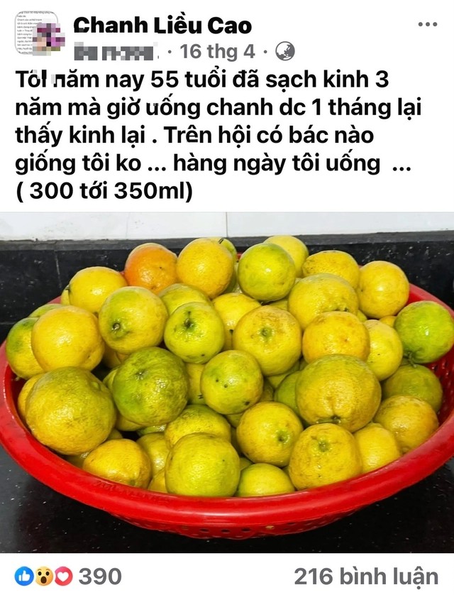 Trào lưu “chanh liều cao” khiến cô gái 27 tuổi nhập viện cấp cứu chỉ sau 7 ngày thực hành: Bác sĩ cảnh báo hậu quả khôn lường- Ảnh 1. Trào lưu “chanh liều cao” khiến cô gái 27 tuổi nhập viện cấp cứu chỉ sau 7 ngày thực hành: Bác sĩ cảnh báo hậu quả khôn lường- Ảnh 1.