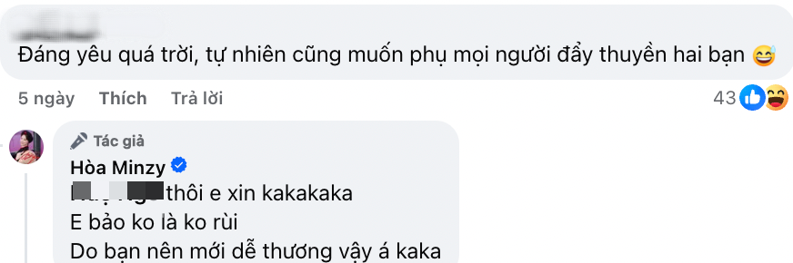 Hoà Minzy-Văn Toàn đẹp đôi sánh vai, netizen soi lời nhắn Hoà Minzy-Văn Toàn đẹp đôi sánh vai, netizen soi lời nhắn