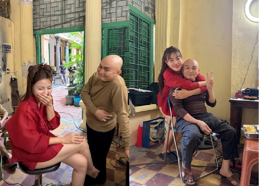 Nữ diễn viên gọi Xuân Hinh là bố: "Diễn cảnh yêu đương với bố Hinh ngại lắm"- Ảnh 2. Nữ diễn viên gọi Xuân Hinh là bố: "Diễn cảnh yêu đương với bố Hinh ngại lắm"- Ảnh 2.