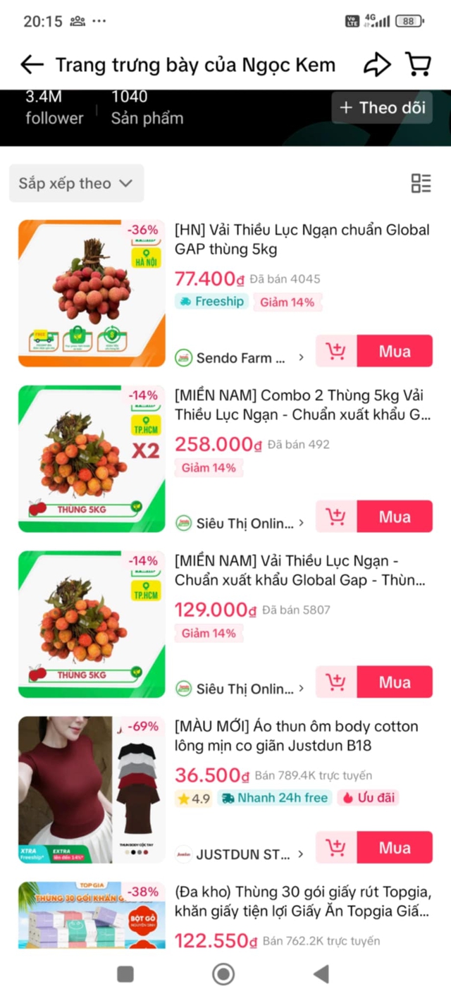 54 tấn vải Lục Ngạn bán hết veo sau phiên live 6 tiếng, PCT Bắc Giang nêu rõ 3 từ "đạt chuẩn sang Mỹ"- Ảnh 8. 54 tấn vải Lục Ngạn bán hết veo sau phiên live 6 tiếng, PCT Bắc Giang nêu rõ 3 từ "đạt chuẩn sang Mỹ"- Ảnh 8.