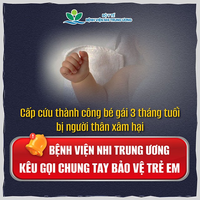 Bắt người đàn ông xâm hại bé gái 3 tháng tuổi, Bệnh viện Nhi đưa ra lời kêu gọi- Ảnh 1. Bắt người đàn ông xâm hại bé gái 3 tháng tuổi, Bệnh viện Nhi đưa ra lời kêu gọi- Ảnh 1.