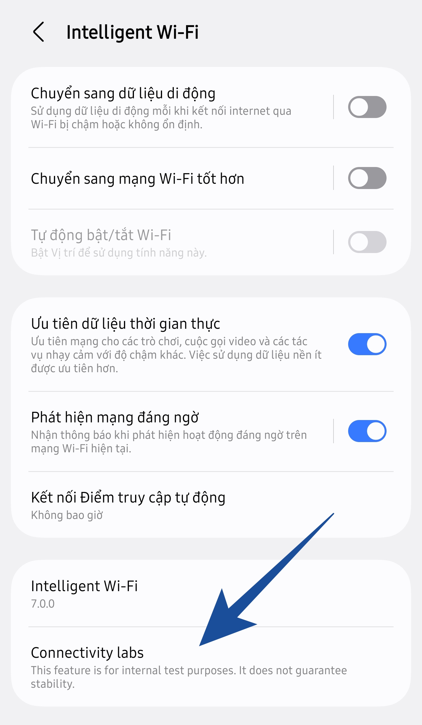 Máy Samsung có menu Wifi rất nhiều tính năng hay nhưng bị ẩn, đây là cách để bạn mở ra dùng- Ảnh 4. Máy Samsung có menu Wifi rất nhiều tính năng hay nhưng bị ẩn, đây là cách để bạn mở ra dùng- Ảnh 4.