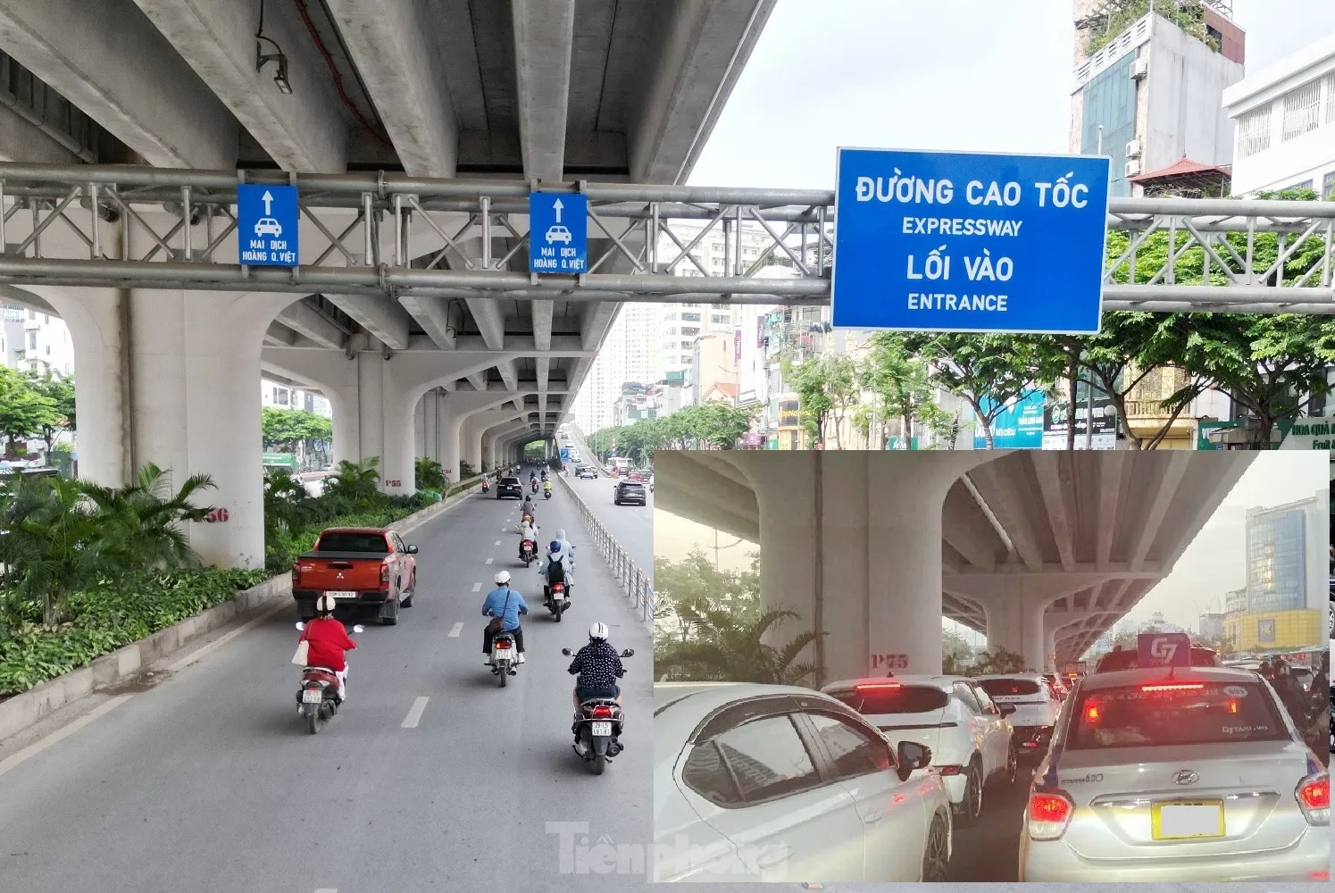 Hà Nội: Điều chỉnh cho ô tô được đi tất cả các làn đường Phạm Văn Đồng- Ảnh 2. Hà Nội: Điều chỉnh cho ô tô được đi tất cả các làn đường Phạm Văn Đồng- Ảnh 2.