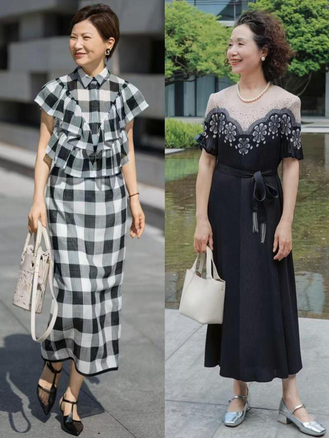 Khi bước sang tuổi trung niên, tôi cũng muốn mặc đẹp như thế này: Không mặc đồ già, không mặc váy dài thượt mà vẫn thanh lịch, khí chất ngút trời- Ảnh 6. Khi bước sang tuổi trung niên, tôi cũng muốn mặc đẹp như thế này: Không mặc đồ già, không mặc váy dài thượt mà vẫn thanh lịch, khí chất ngút trời- Ảnh 6.