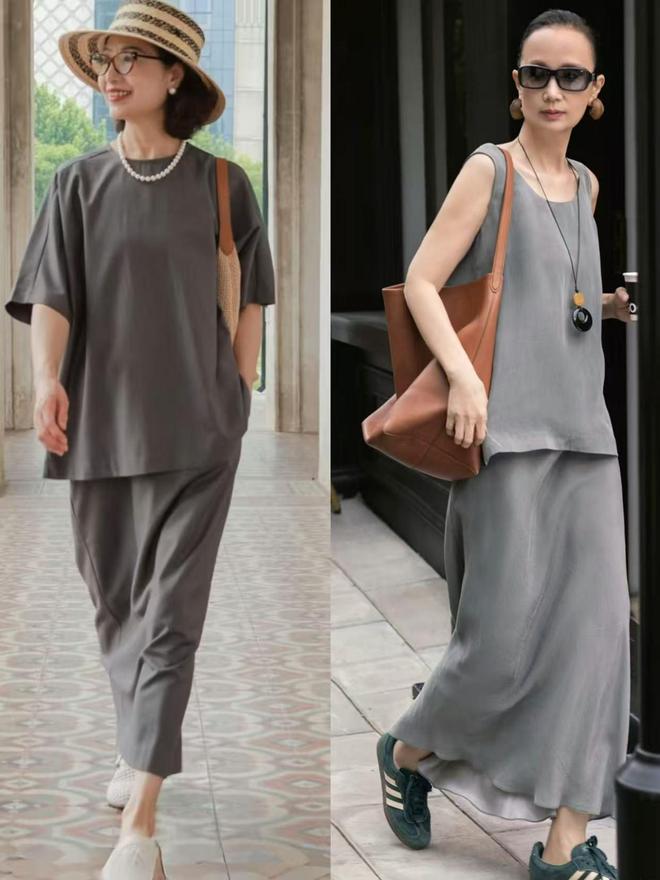 Khi bước sang tuổi trung niên, tôi cũng muốn mặc đẹp như thế này: Không mặc đồ già, không mặc váy dài thượt mà vẫn thanh lịch, khí chất ngút trời- Ảnh 5. Khi bước sang tuổi trung niên, tôi cũng muốn mặc đẹp như thế này: Không mặc đồ già, không mặc váy dài thượt mà vẫn thanh lịch, khí chất ngút trời- Ảnh 5.