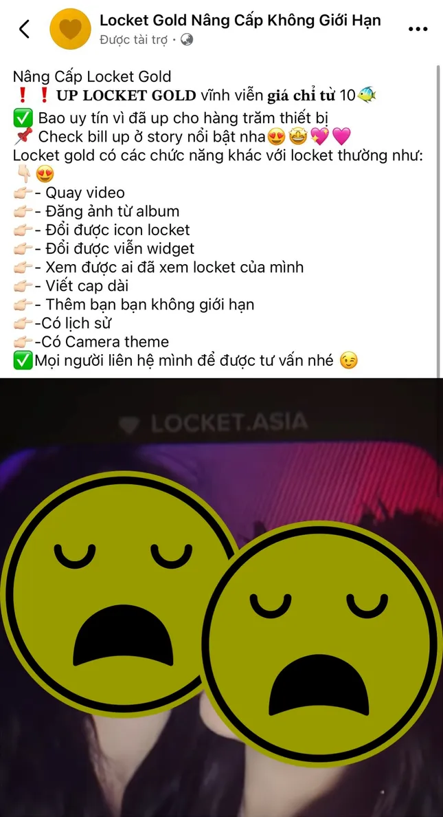 Cảnh báo bẫy "Locket Gold giá rẻ": iPhone bị vô hiệu hóa, kẻ gian đòi tiền chuộc- Ảnh 1. Cảnh báo bẫy "Locket Gold giá rẻ": iPhone bị vô hiệu hóa, kẻ gian đòi tiền chuộc- Ảnh 1.