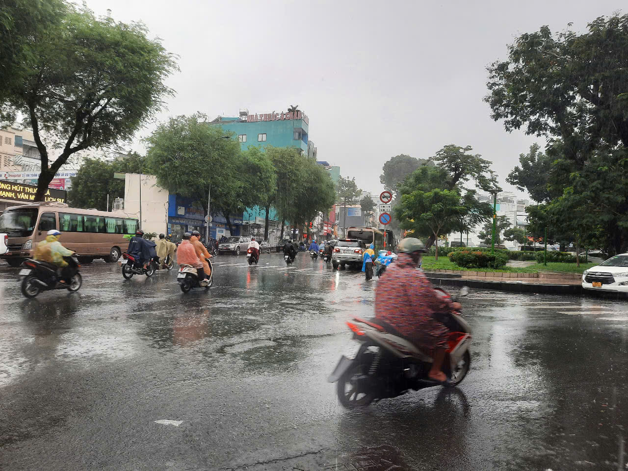 TP HCM: Gió rít mạnh, mưa như trút nước- Ảnh 5.