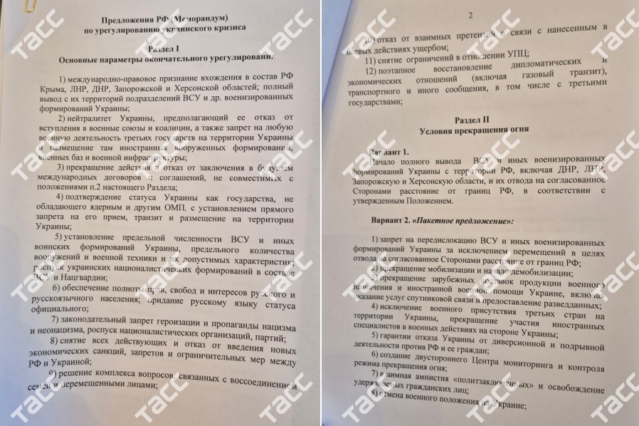 Nga đưa ra loạt đề xuất cứng rắn để chấm dứt xung đột ở Ukraine- Ảnh 2.