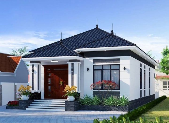 Những mẫu thiết kế nhà 1 tầng mái Nhật phổ biến nhất 2025- Ảnh 1. Những mẫu thiết kế nhà 1 tầng mái Nhật phổ biến nhất 2025- Ảnh 1.