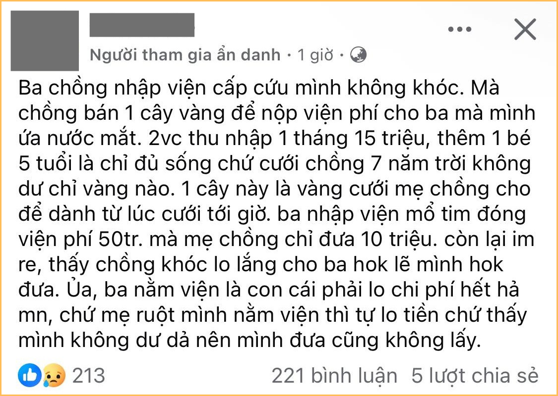 Chuyện “bán 1 cây vàng” thách thức sự kiên nhẫn của tất cả: Người trong cuộc ứa nước mắt, dân mạng không bình tĩnh nổi!- Ảnh 1. Chuyện “bán 1 cây vàng” thách thức sự kiên nhẫn của tất cả: Người trong cuộc ứa nước mắt, dân mạng không bình tĩnh nổi!- Ảnh 1.