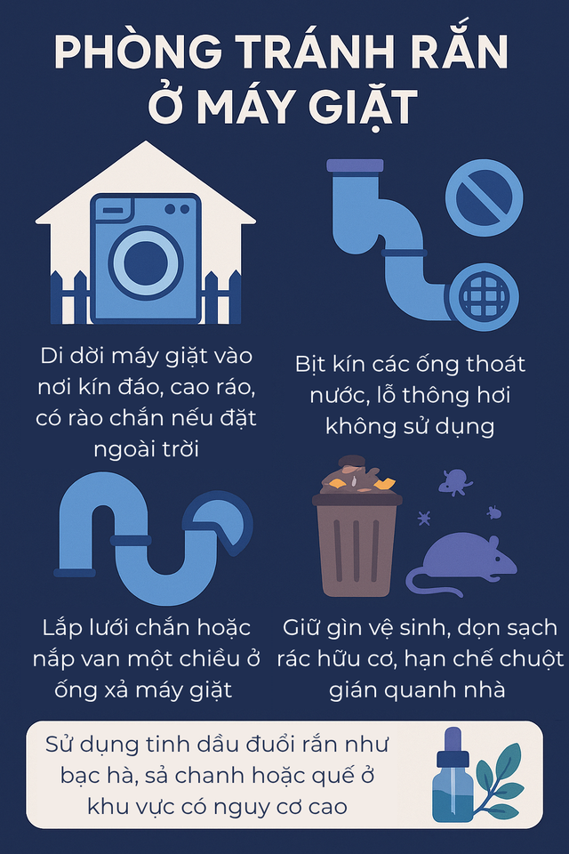 Kiểm tra máy giặt, người dùng tá hỏa phát hiện có rắn bên trong: Chúng đi vào từ đường nào?- Ảnh 5. Kiểm tra máy giặt, người dùng tá hỏa phát hiện có rắn bên trong: Chúng đi vào từ đường nào?- Ảnh 5.