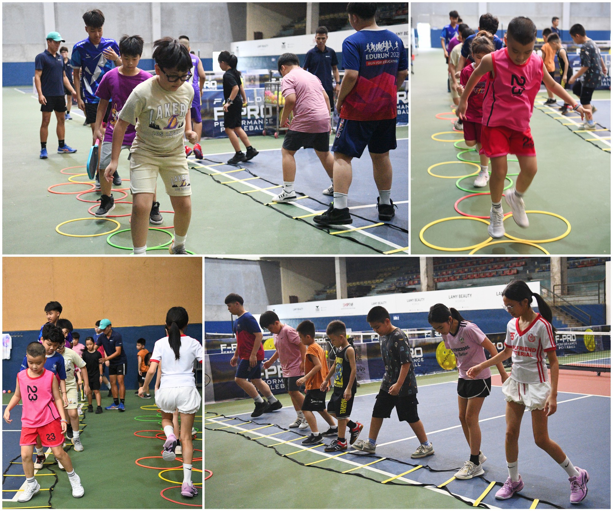“Khối nghỉ hè” đầm đìa mồ hôi trên sân pickleball: HLV hụt hơi, phụ huynh chi tiền triệu- Ảnh 4. “Khối nghỉ hè” đầm đìa mồ hôi trên sân pickleball: HLV hụt hơi, phụ huynh chi tiền triệu- Ảnh 4.