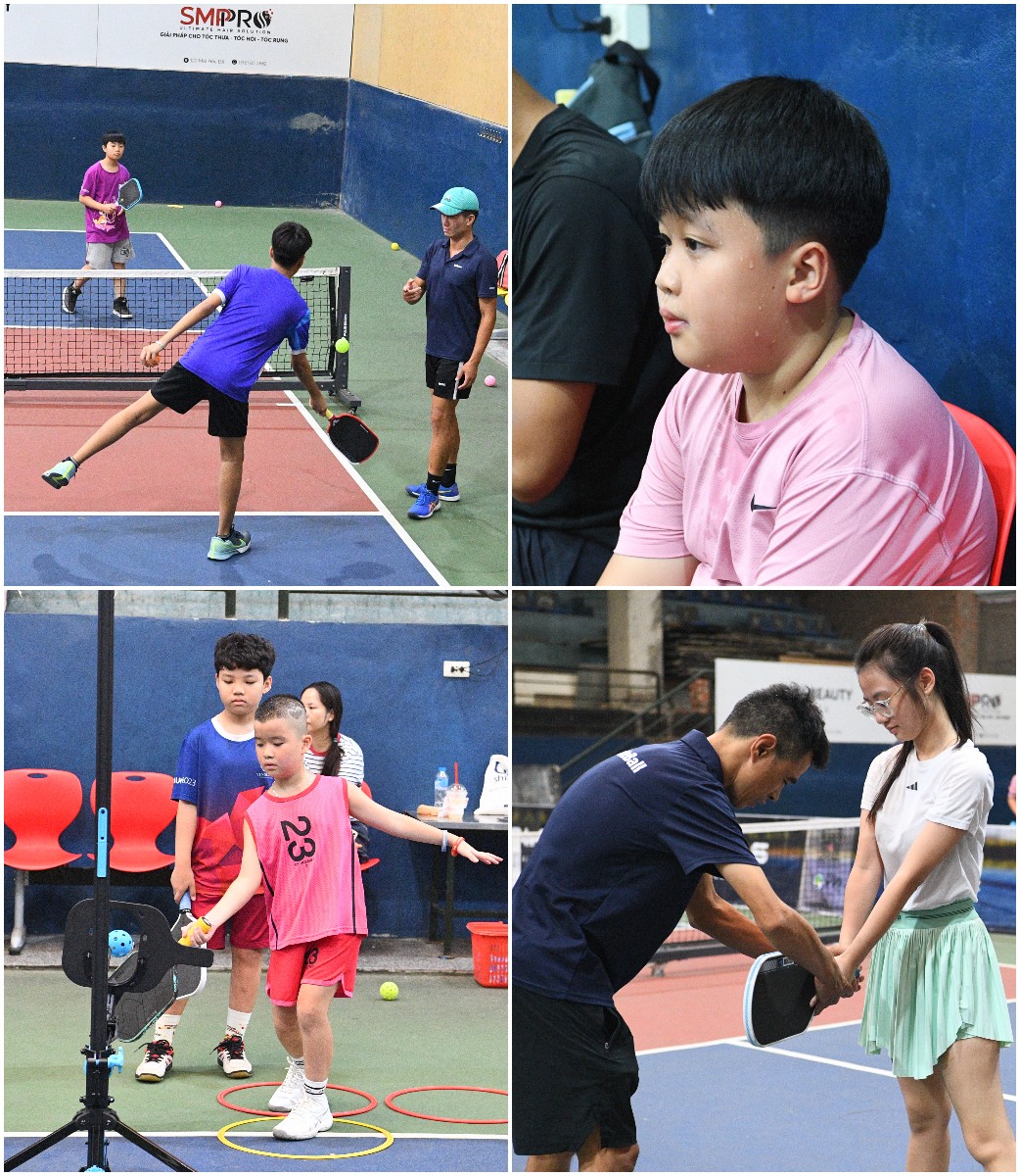 “Khối nghỉ hè” đầm đìa mồ hôi trên sân pickleball: HLV hụt hơi, phụ huynh chi tiền triệu- Ảnh 12. “Khối nghỉ hè” đầm đìa mồ hôi trên sân pickleball: HLV hụt hơi, phụ huynh chi tiền triệu- Ảnh 12.