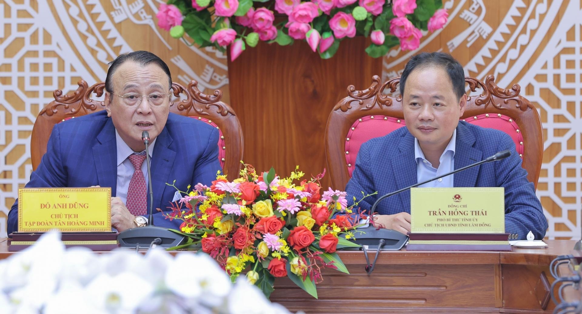 Chủ tịch Đỗ Anh Dũng xuất hiện, Tân Hoàng Minh đề xuất dự án khu đô thị tại Đà Lạt, muốn khảo sát hơn 4.000 hecta- Ảnh 1. Chủ tịch Đỗ Anh Dũng xuất hiện, Tân Hoàng Minh đề xuất dự án khu đô thị tại Đà Lạt, muốn khảo sát hơn 4.000 hecta- Ảnh 1.