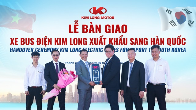 Hàng trăm xe bus điện 'made in Vietnam' sang Hàn Quốc: Đi hơn 310 km/sạc, một tính năng an toàn cực xịn- Ảnh 1. Hàng trăm xe bus điện 'made in Vietnam' sang Hàn Quốc: Đi hơn 310 km/sạc, một tính năng an toàn cực xịn- Ảnh 1.