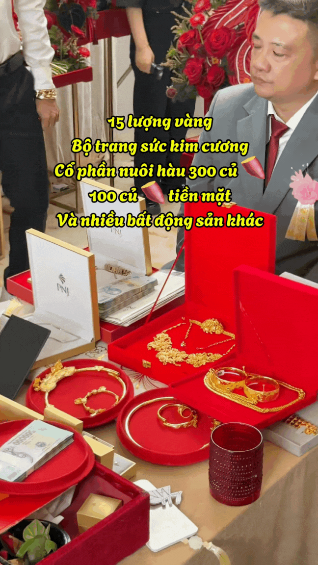 Độc lạ đám cưới miền Tây: Cô dâu được trao của hồi môn 100 con chồn hương, cổ phần nuôi hàu..., cảm xúc của bố vợ gây chú ý- Ảnh 1. Độc lạ đám cưới miền Tây: Cô dâu được trao của hồi môn 100 con chồn hương, cổ phần nuôi hàu..., cảm xúc của bố vợ gây chú ý- Ảnh 1.