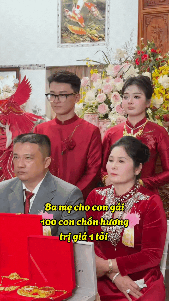 Độc lạ đám cưới miền Tây: Cô dâu được trao của hồi môn 100 con chồn hương, cổ phần nuôi hàu..., cảm xúc của bố vợ gây chú ý- Ảnh 2. Độc lạ đám cưới miền Tây: Cô dâu được trao của hồi môn 100 con chồn hương, cổ phần nuôi hàu..., cảm xúc của bố vợ gây chú ý- Ảnh 2.