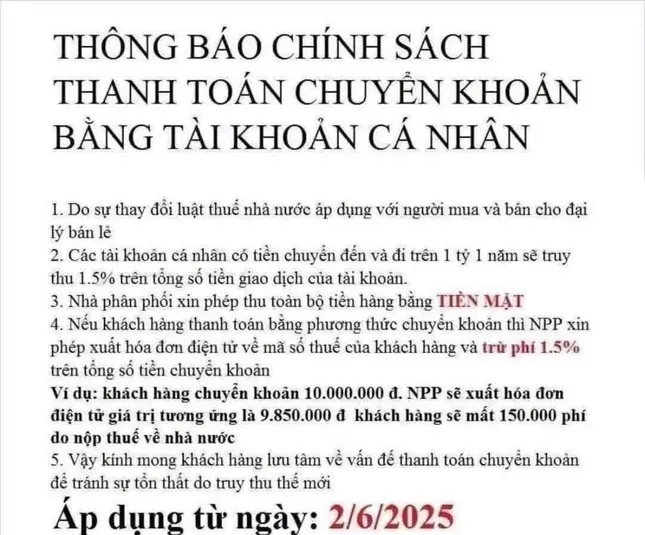 Từ chối nhận chuyển khoản lan rộng, chuyện gì đang xảy ra?- Ảnh 1.