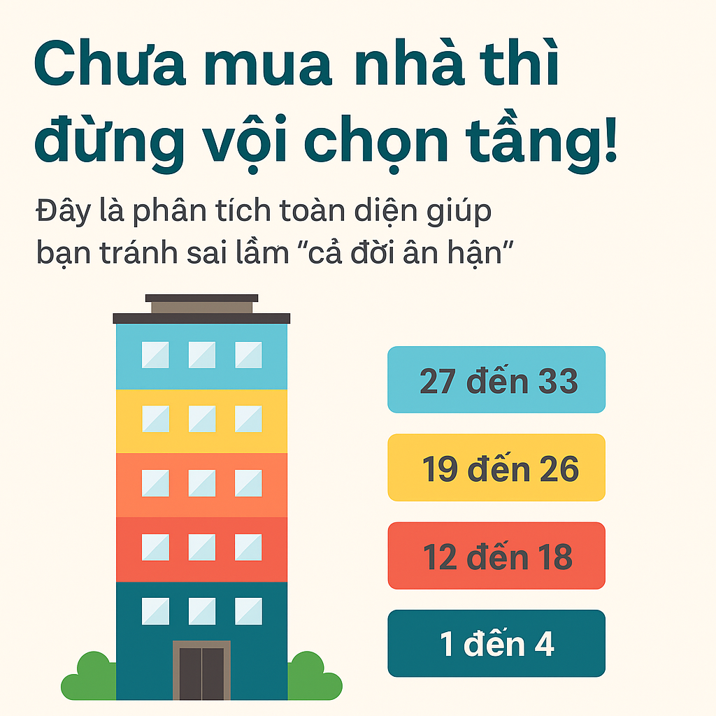 Chưa mua nhà thì đừng vội chọn tầng! Đây là phân tích toàn diện giúp bạn tránh sai lầm Chưa mua nhà thì đừng vội chọn tầng! Đây là phân tích toàn diện giúp bạn tránh sai lầm