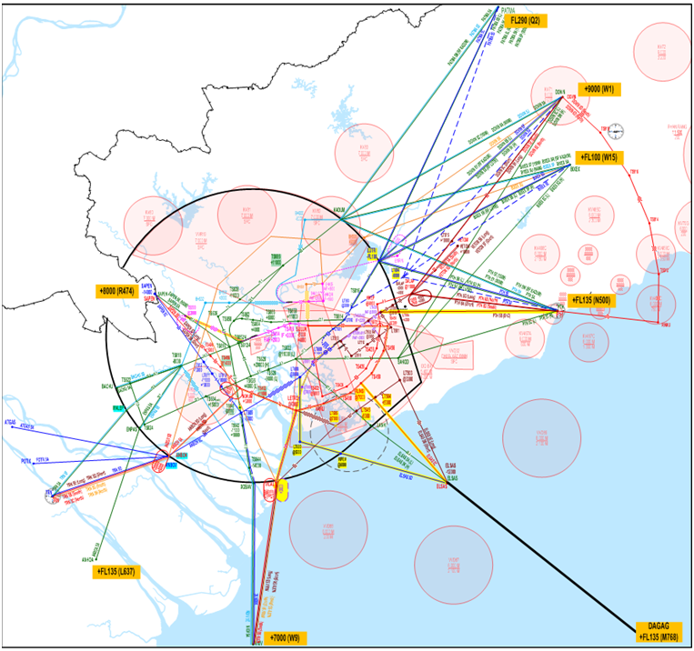 Hoàn tất thiết kế vùng trời và phương thức bay cho sân bay Long Thành- Ảnh 1. Hoàn tất thiết kế vùng trời và phương thức bay cho sân bay Long Thành- Ảnh 1.