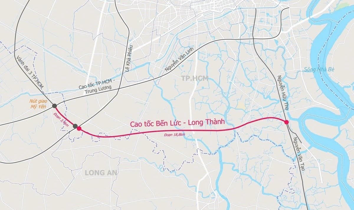 Tin vui hạ tầng đầu năm 2025: Cao tốc Bến Lức – Long Thành thông xe một số đoạn, bất động sản khu Tây rục rịch trở lại- Ảnh 1. Tin vui hạ tầng đầu năm 2025: Cao tốc Bến Lức – Long Thành thông xe một số đoạn, bất động sản khu Tây rục rịch trở lại- Ảnh 1.