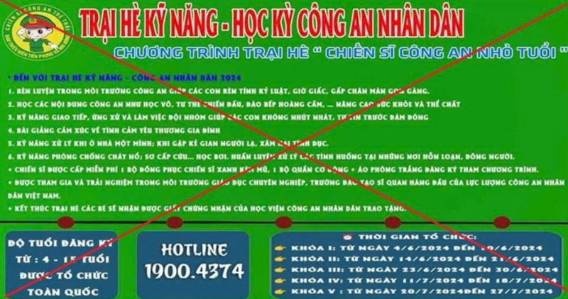 Cảnh giác chiêu trò lừa đảo núp bóng mô hình trại hè, học kỳ trải nghiệm- Ảnh 1.