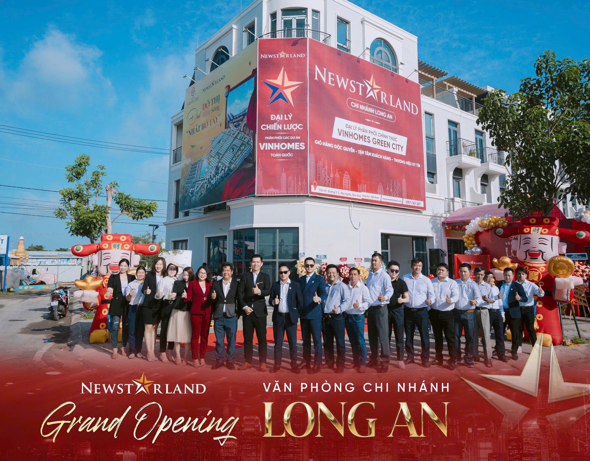 NewstarLand khai trương văn phòng Long An, chinh phục đỉnh cao cùng Vinhomes Green City- Ảnh 3. NewstarLand khai trương văn phòng Long An, chinh phục đỉnh cao cùng Vinhomes Green City- Ảnh 3.