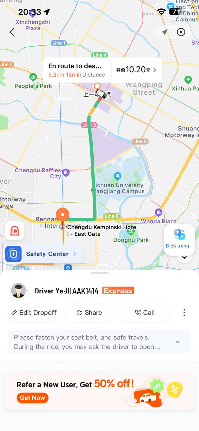 Khách Việt kể chuyện du lịch "thành phố hạnh phúc nhất" Trung Quốc, nhận xét: "Giá taxi làm tôi ái ngại"- Ảnh 2. Khách Việt kể chuyện du lịch "thành phố hạnh phúc nhất" Trung Quốc, nhận xét: "Giá taxi làm tôi ái ngại"- Ảnh 2.