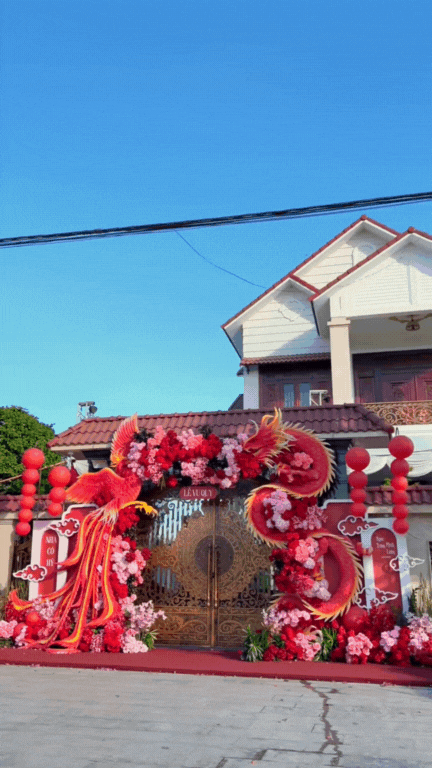 Độc lạ cổng cưới “hàng khủng” ở miền Tây gây sốt MXH: Nhìn tưởng tốn hàng trăm triệu, hóa ra cực rẻ- Ảnh 7. Độc lạ cổng cưới “hàng khủng” ở miền Tây gây sốt MXH: Nhìn tưởng tốn hàng trăm triệu, hóa ra cực rẻ- Ảnh 7.